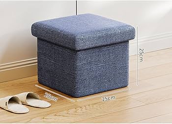 Amazon|THLD スツール 収納 ボックススツール ネイビー 収納ボックス Amazon|THLD スツール 収納 ボックススツール ネイビー 収納ボックス